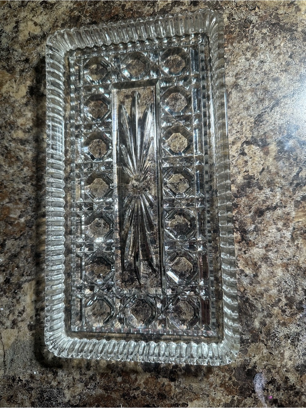 Vintage Indiana Glass Royal Brighton serving dish